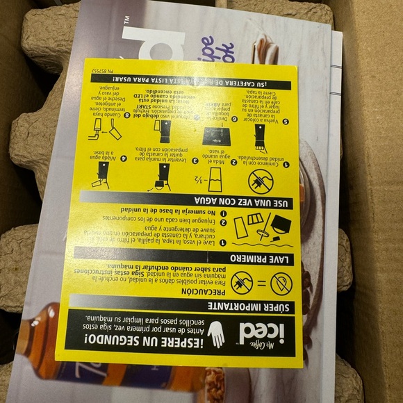 New/Open Box Mr. Coffee Single Serve Ice Coffeemaker, White - Picture 6 of 16